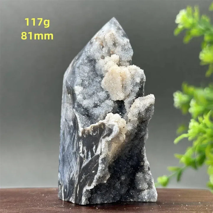 Sphalerite Geode Raw Edge Tower