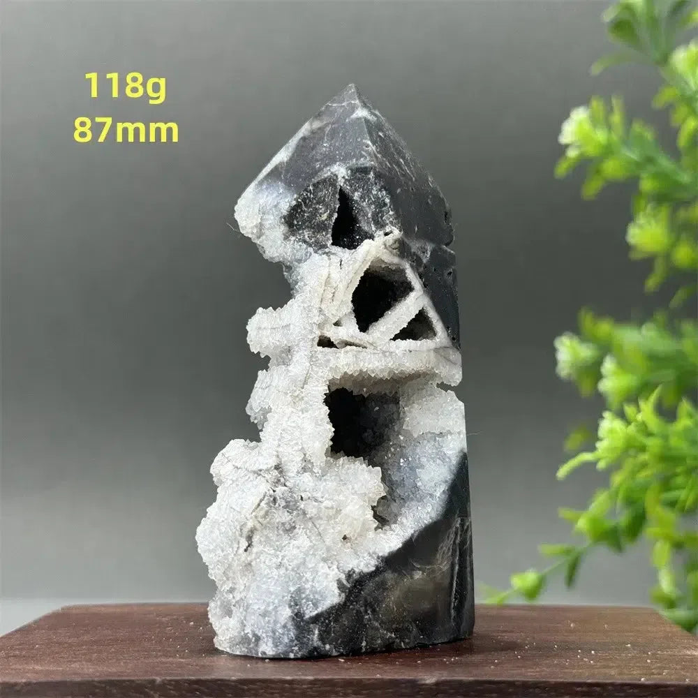 Sphalerite Geode Raw Edge Tower