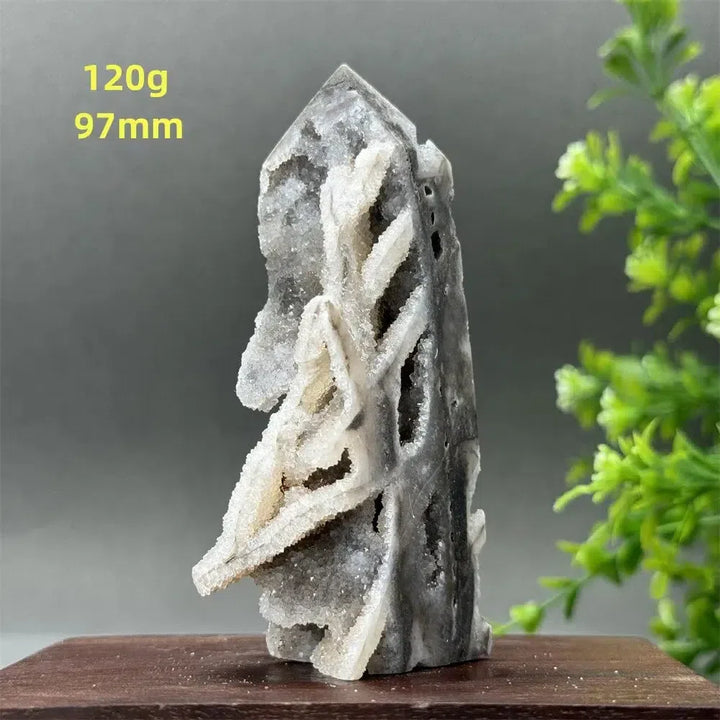 Sphalerite Geode Raw Edge Tower