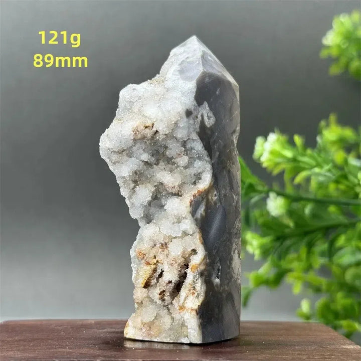 Sphalerite Geode Raw Edge Tower