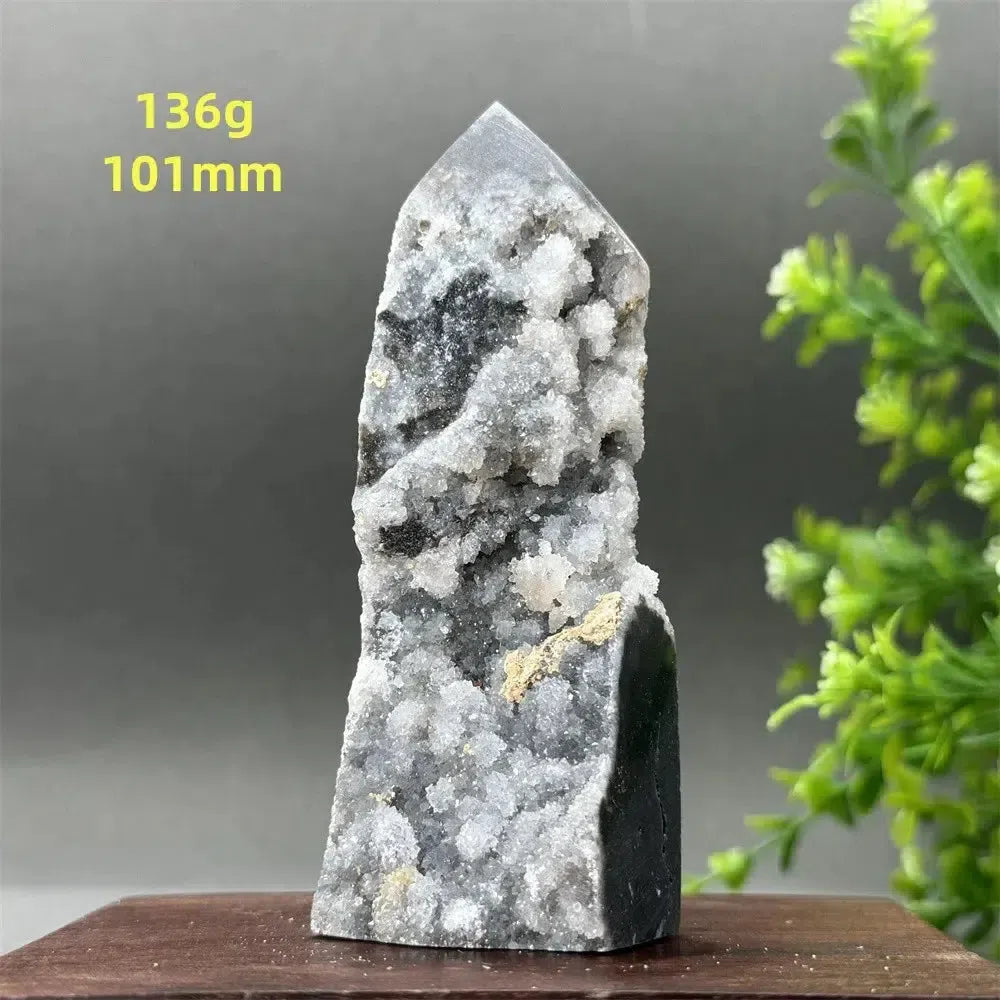 Sphalerite Geode Raw Edge Tower