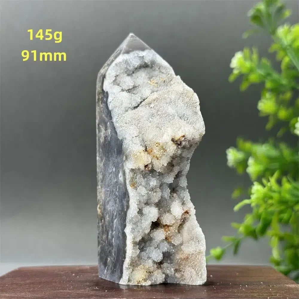 Sphalerite Geode Raw Edge Tower