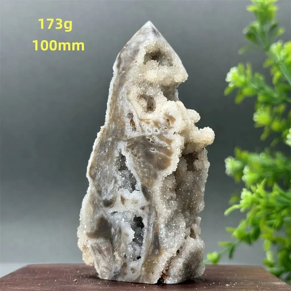 Sphalerite Geode Raw Edge Tower