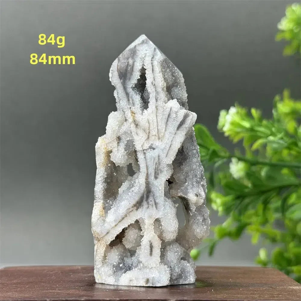 Sphalerite Geode Raw Edge Tower