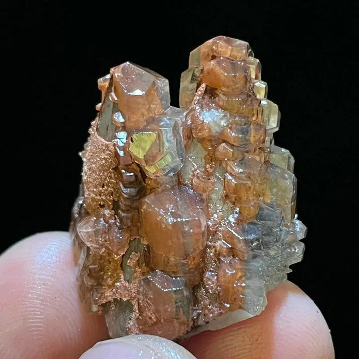 Stacked Poker Chip Calcite Cluster