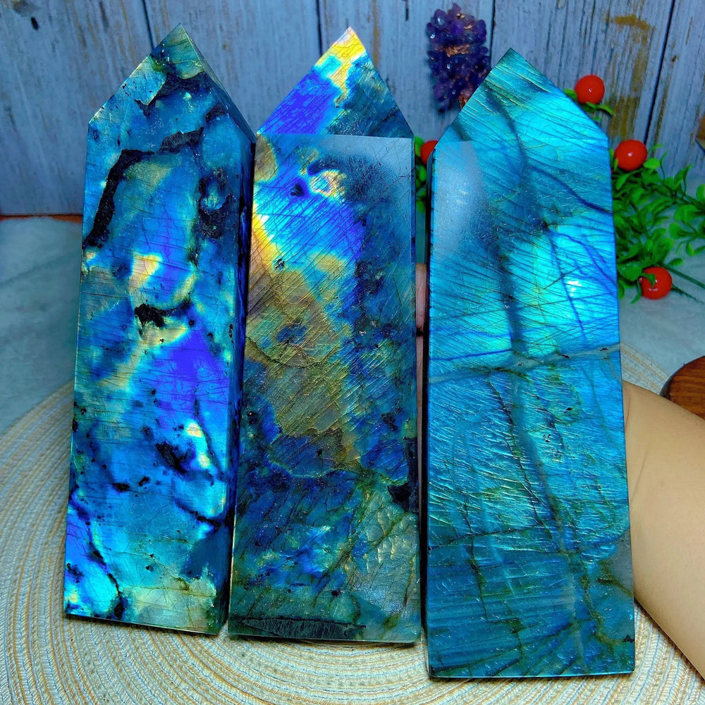 Statement Size Blue Labradorite Tower