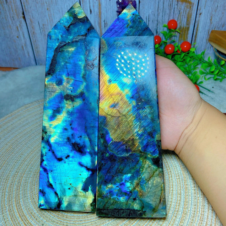 Statement Size Blue Labradorite Tower