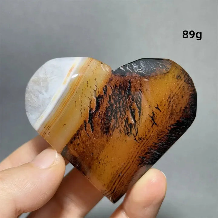 Striped Agate Heart Healing Crystal-Hearts-Ali-Agate-7 89g-Crystal Destiny
