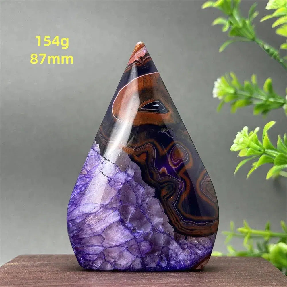 Stunning Amethyst Crystal Freeform Torch