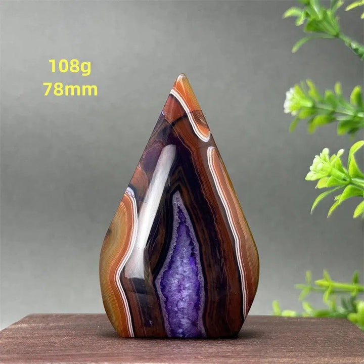 Stunning Amethyst Crystal Freeform Torch