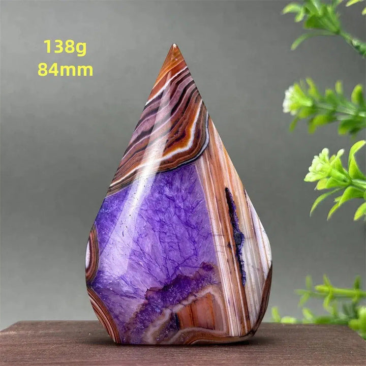 Stunning Amethyst Crystal Freeform Torch