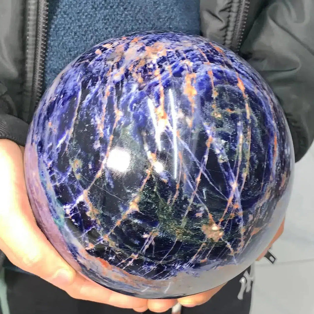 Stunning Blue Sodalite Crystal Sphere