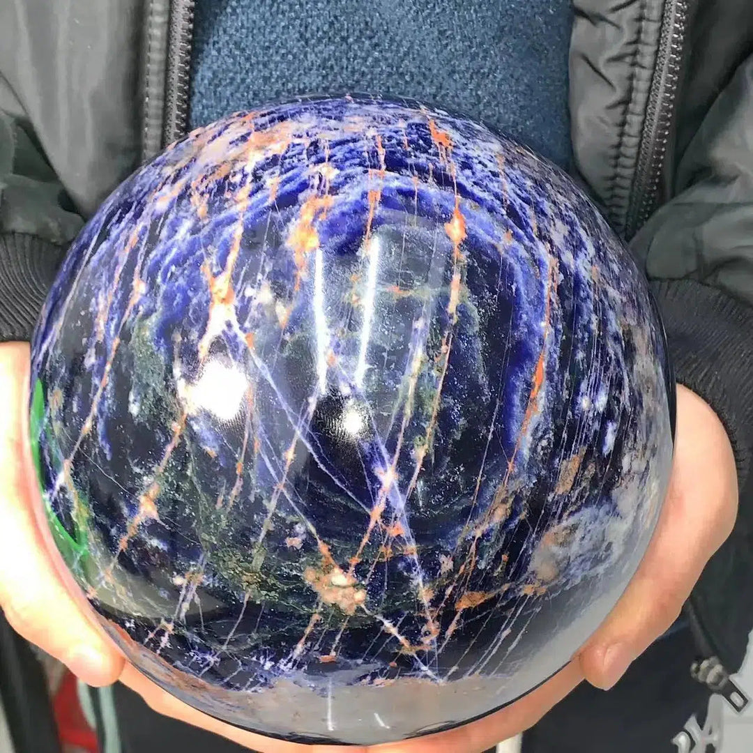 Stunning Blue Sodalite Crystal Sphere