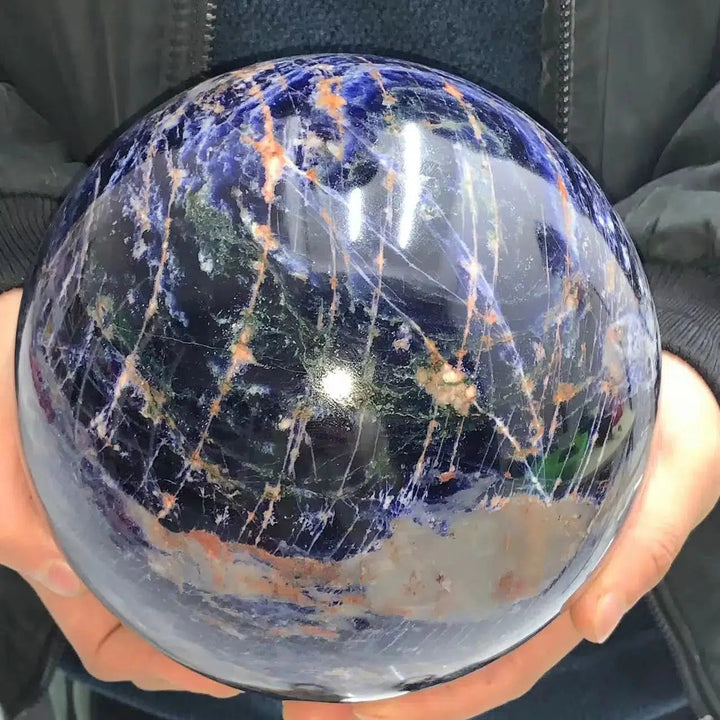 Stunning Blue Sodalite Crystal Sphere