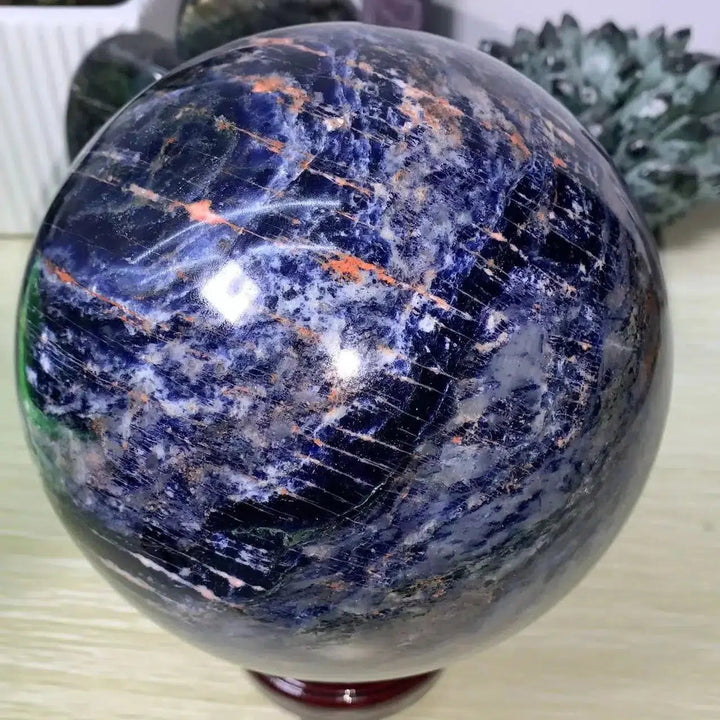 Stunning Blue Sodalite Crystal Sphere