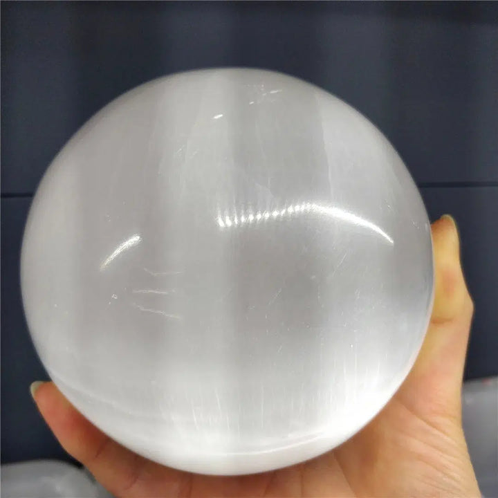 Stunning Large Selenite Crystal Sphere