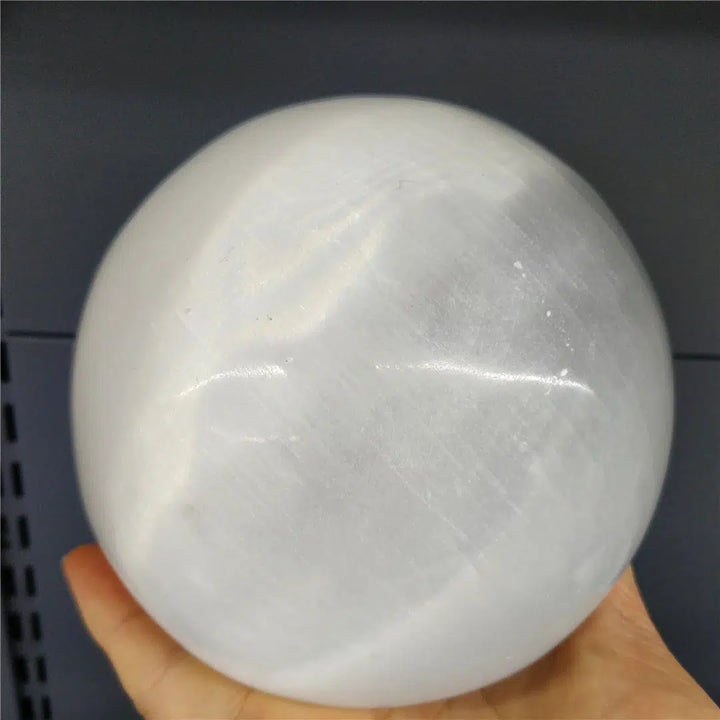 Stunning Large Selenite Crystal Sphere