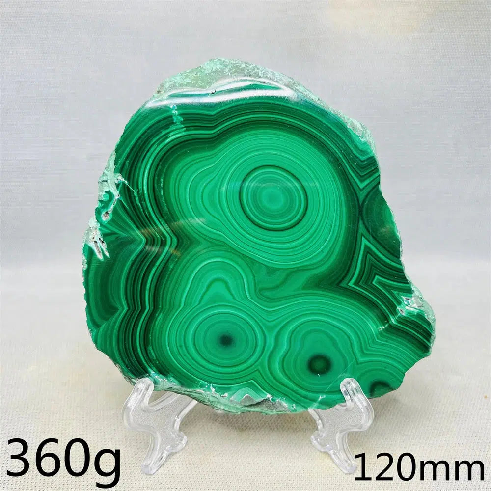 Stunning Malachite Slice