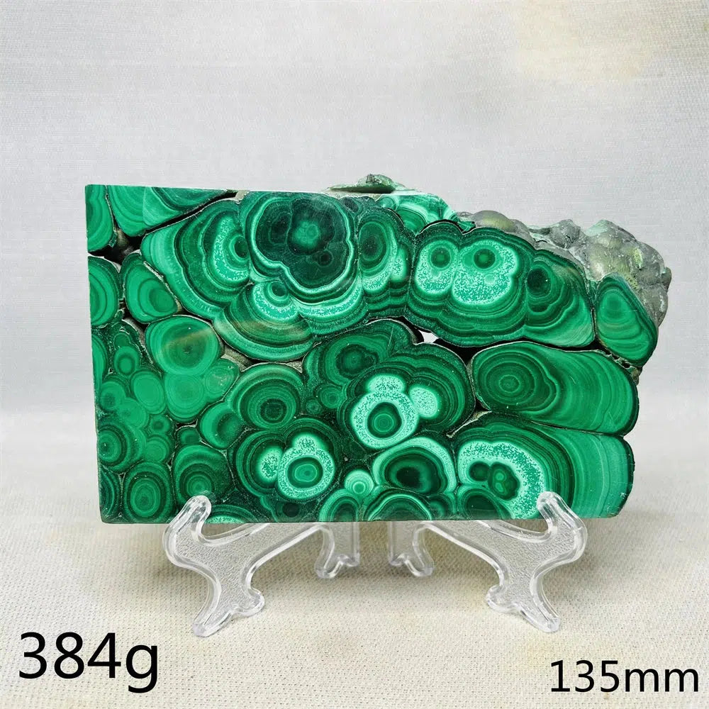 Stunning Malachite Slice