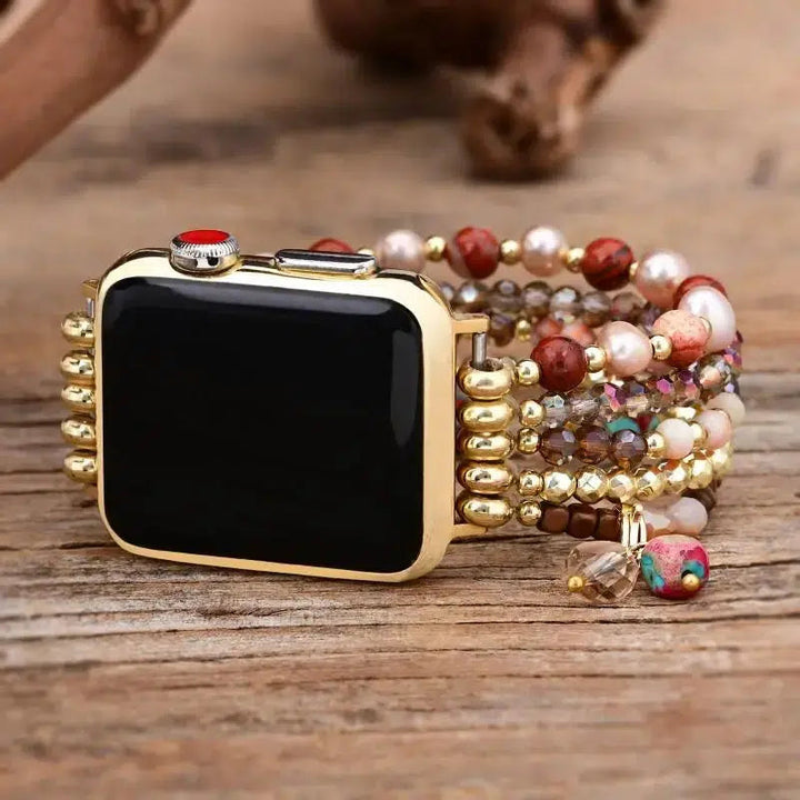 Stunning Mixed Material Apple iWatch Band