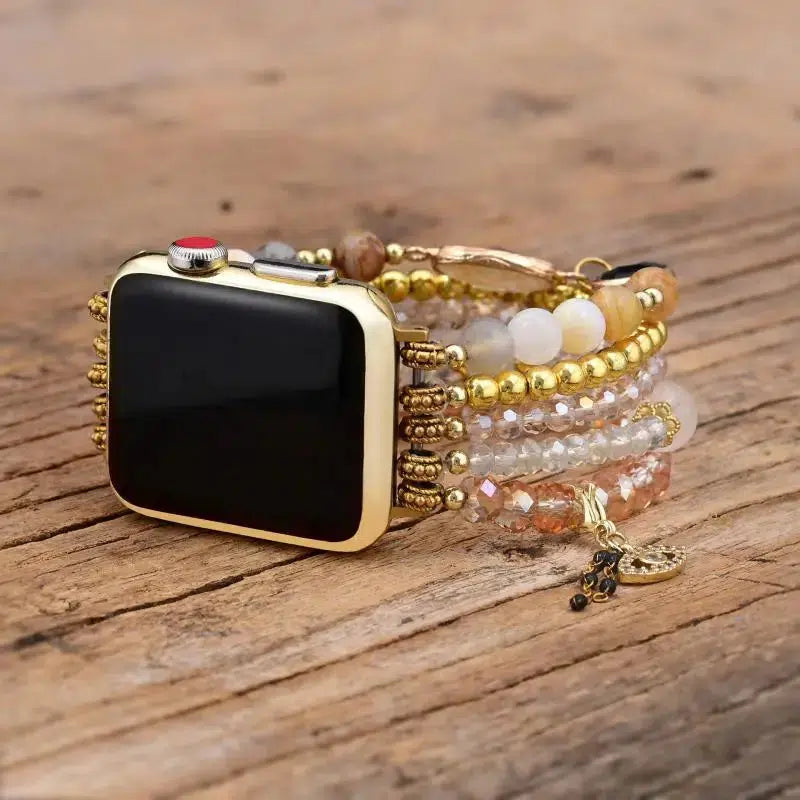 Stunning Mixed Material Apple iWatch Band