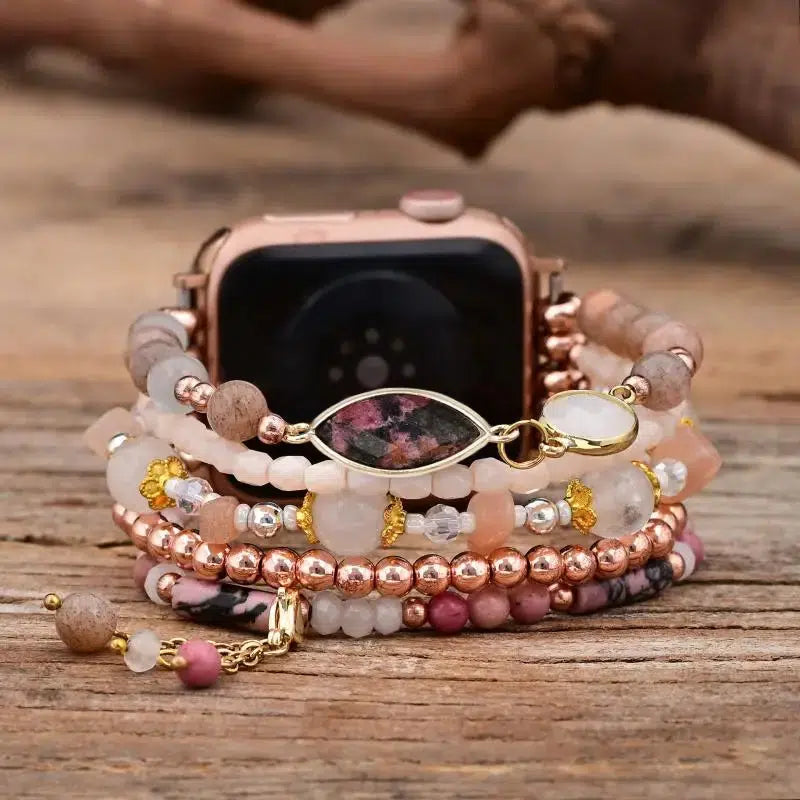 Stunning Mixed Material Apple iWatch Band