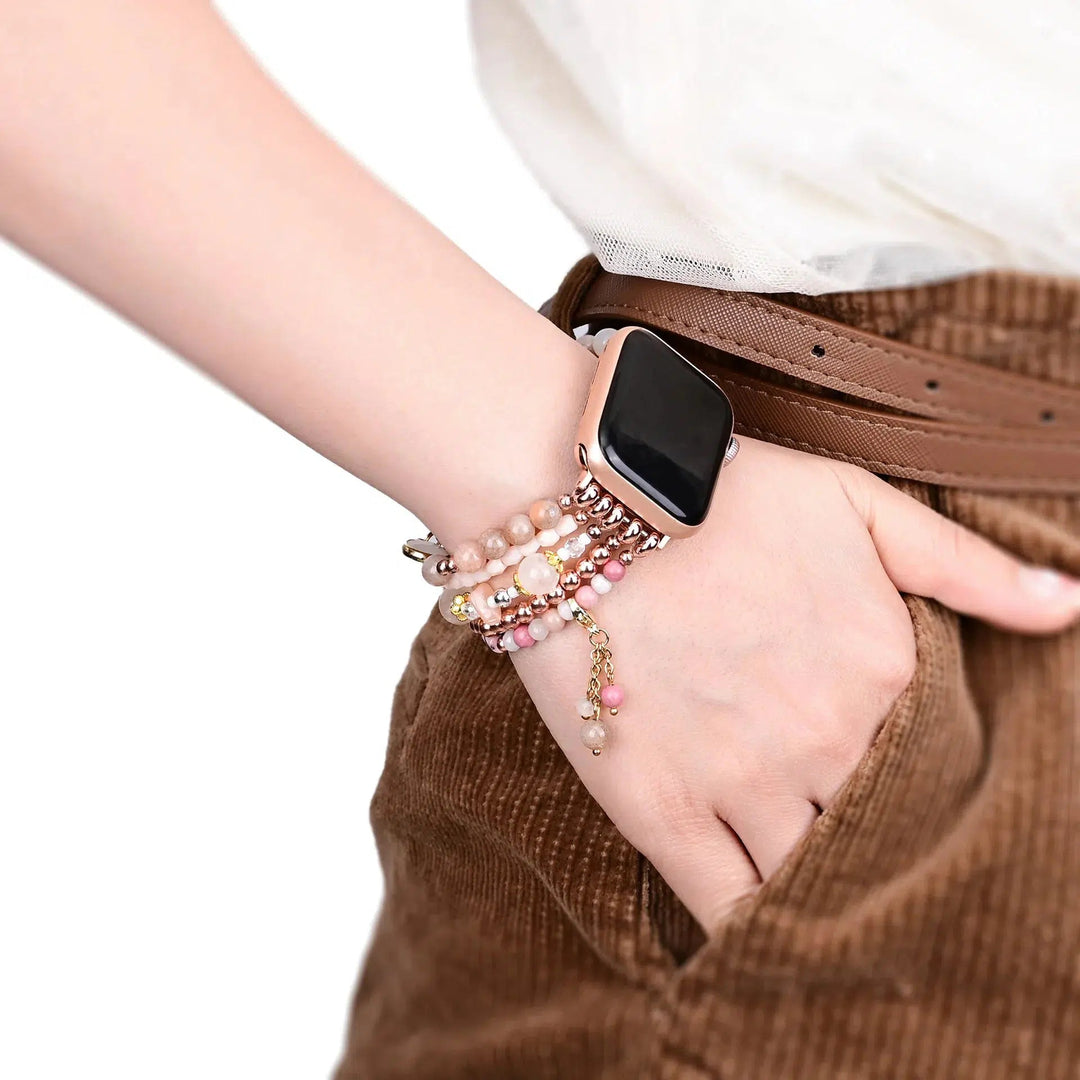 Stunning Mixed Material Apple iWatch Band