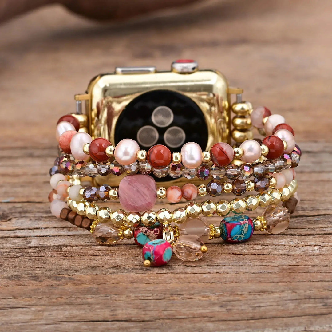 Stunning Mixed Material Apple iWatch Band