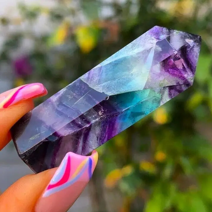 Stunning Rainbow Fluorite Towers