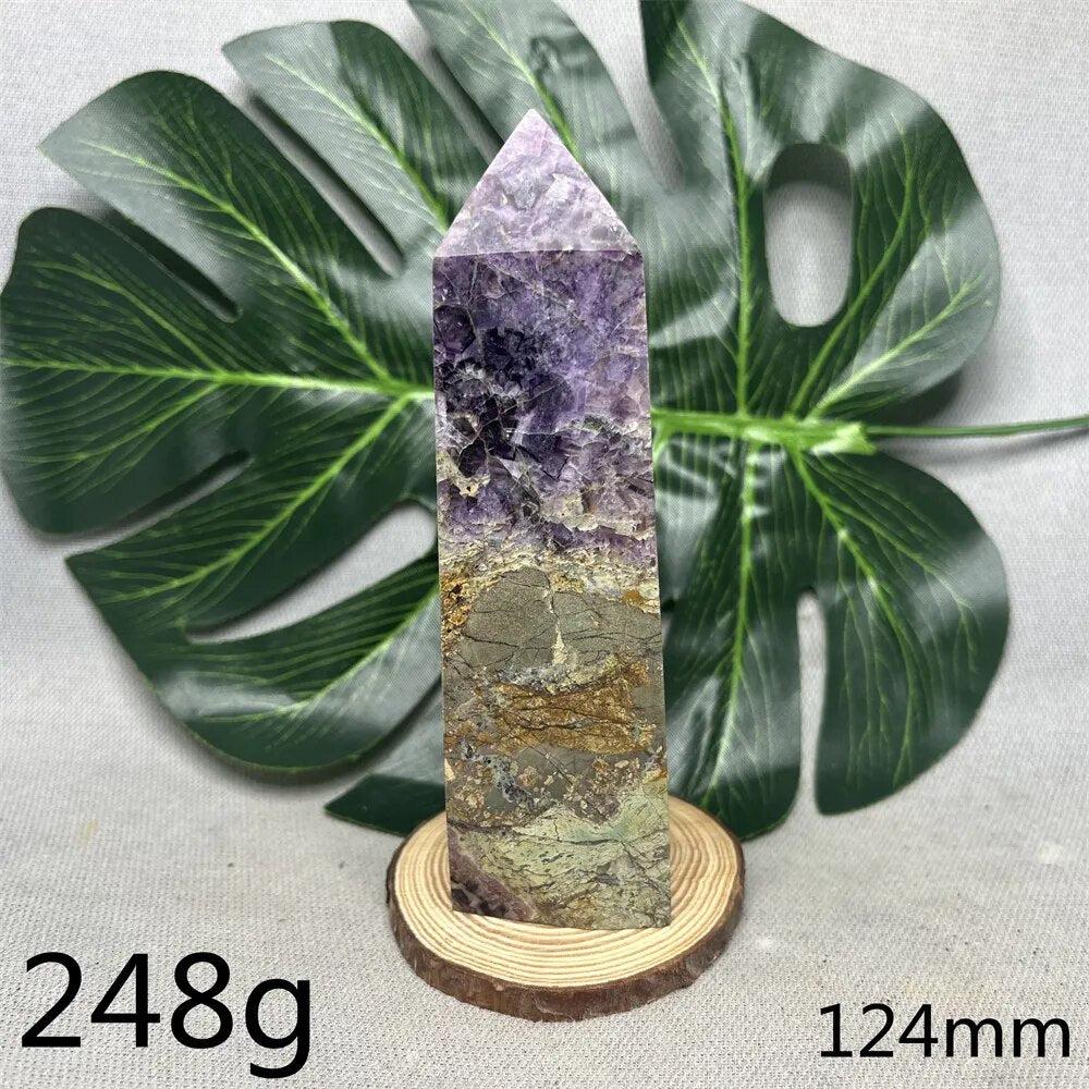 Sugilite and Fluorite Tower