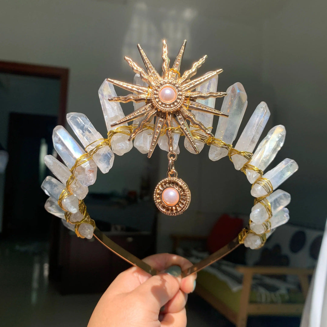 Sun Goddess Crystal Tiaras