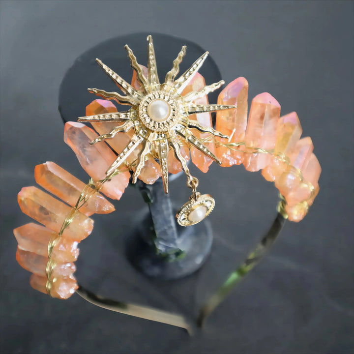 Sun Goddess Crystal Tiaras