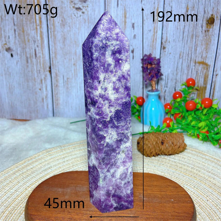 Tall Tantalizing Lepidolite Tower