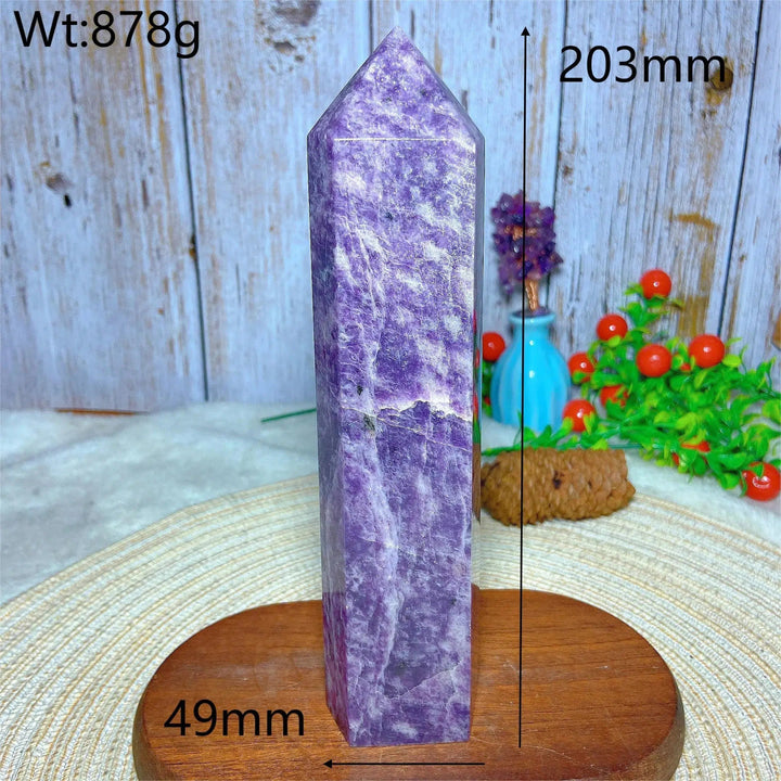 Tall Tantalizing Lepidolite Tower