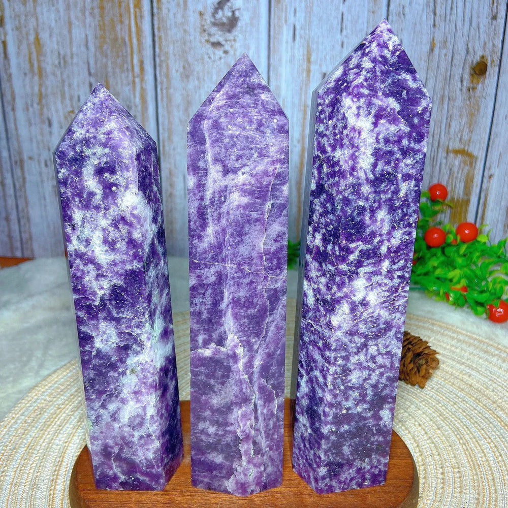 Tall Tantalizing Lepidolite Tower