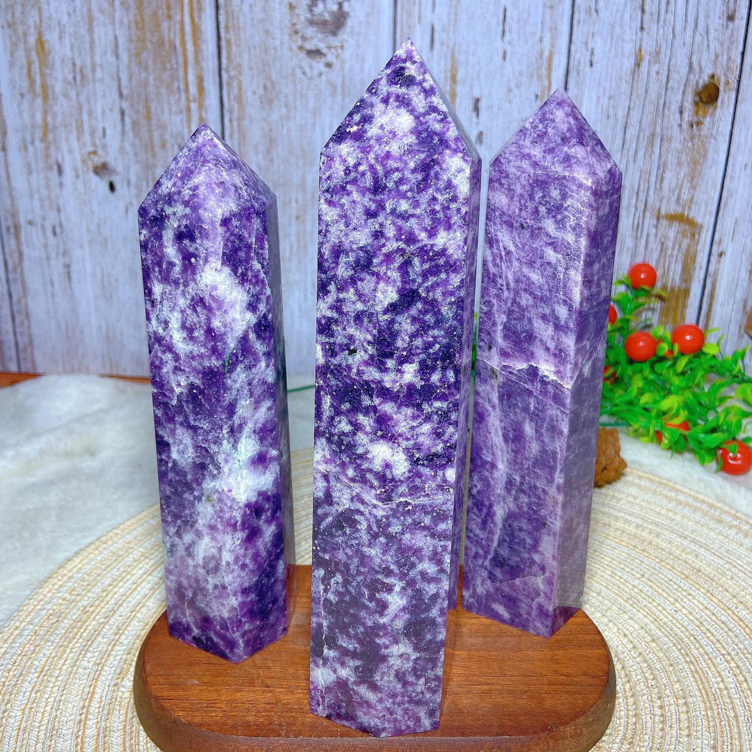 Tall Tantalizing Lepidolite Tower