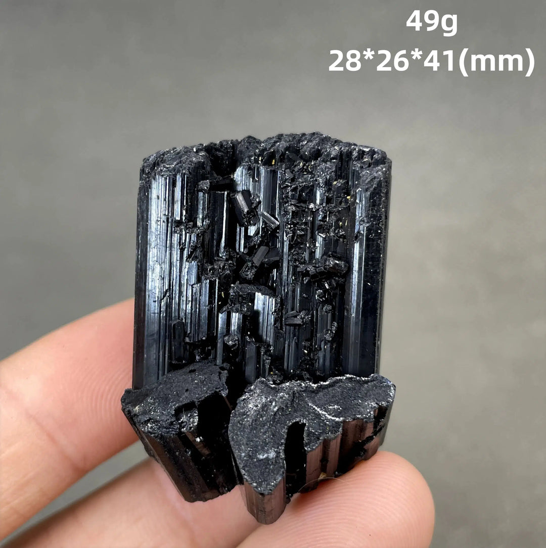 Tanzanian Shiny Black Tourmaline