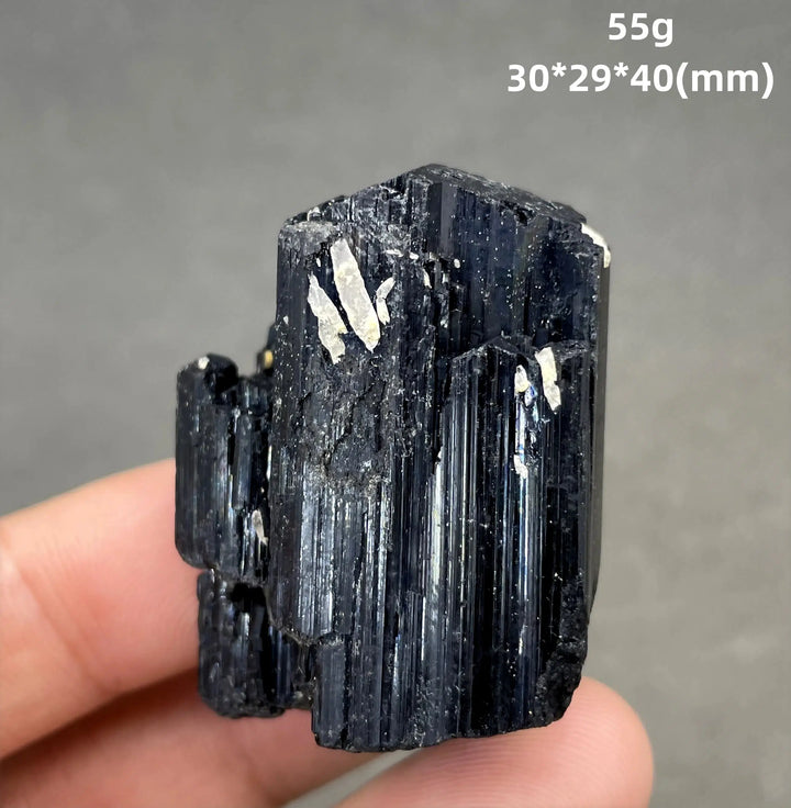 Tanzanian Shiny Black Tourmaline