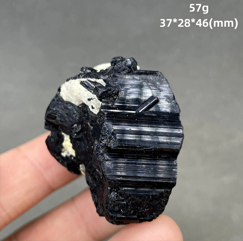 Tanzanian Shiny Black Tourmaline