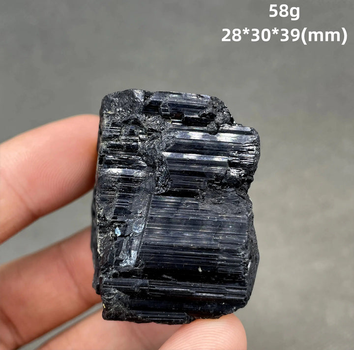 Tanzanian Shiny Black Tourmaline