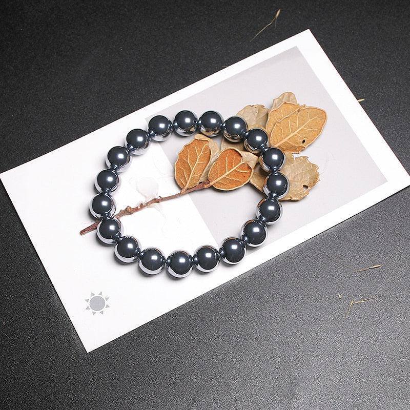 Terahertz Round Beads Bracelet