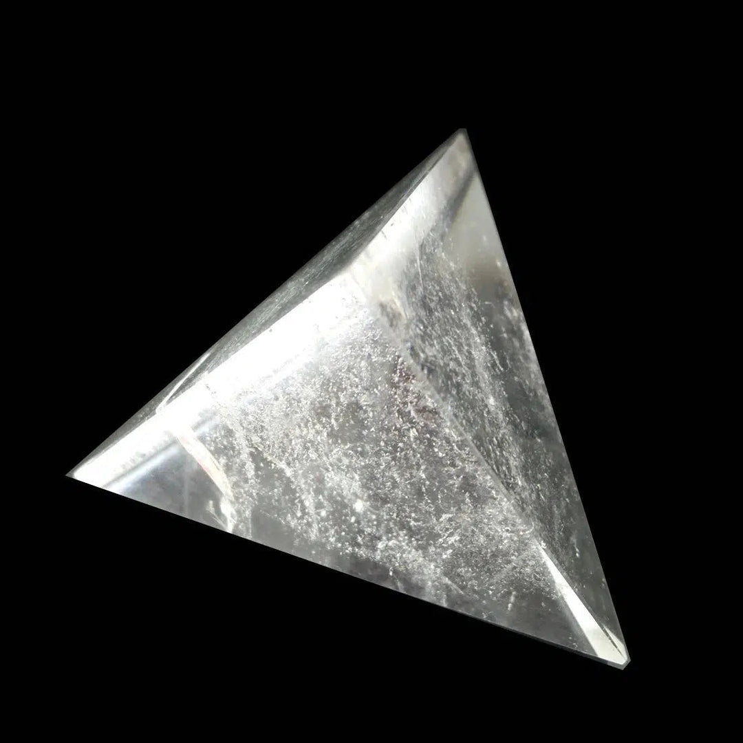 Tetrahedron Clear Quartz Crystal Pyramid