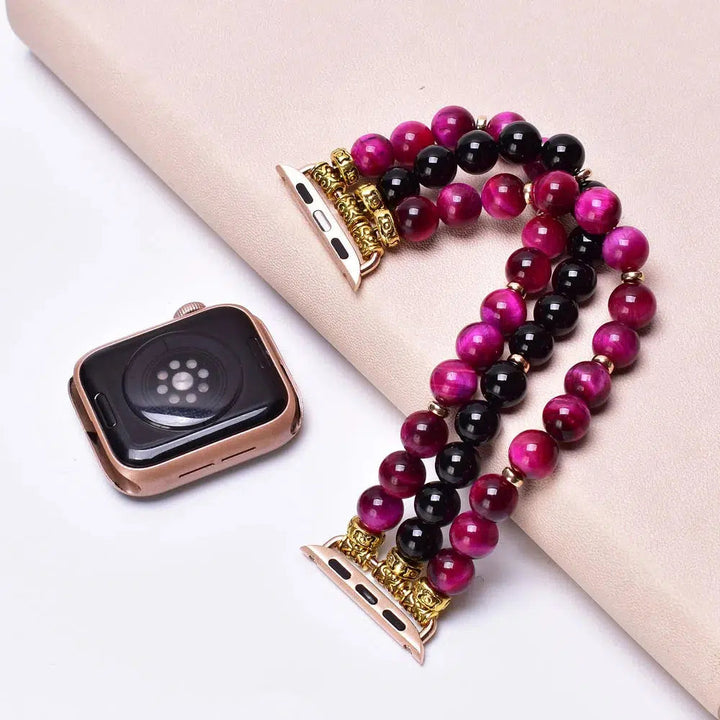 Tiger Eye In 3 Colors Apple Stretch Watch Band