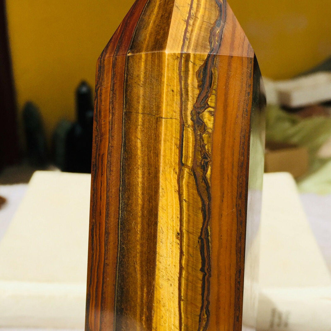 Tigers Eye Crystal Tower