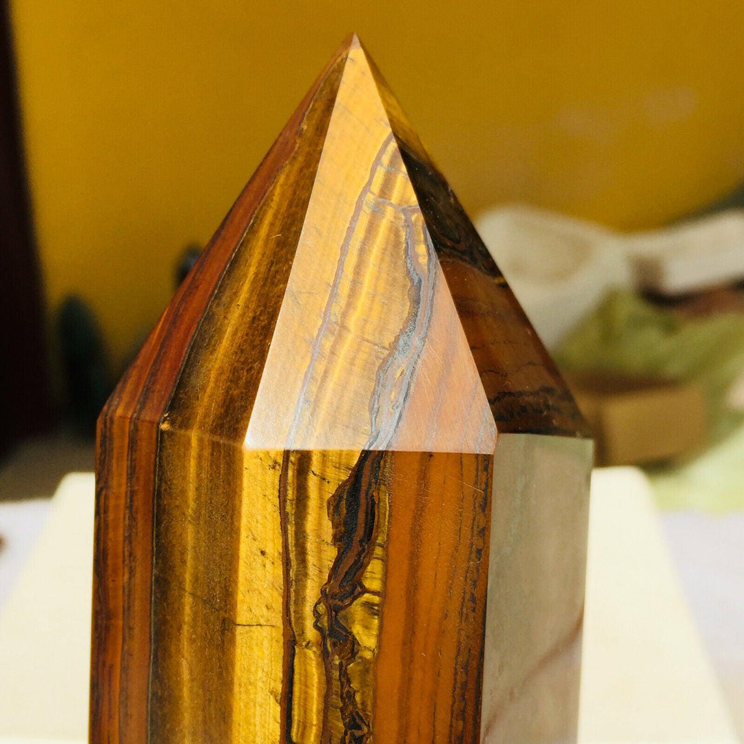 Tigers Eye Crystal Tower