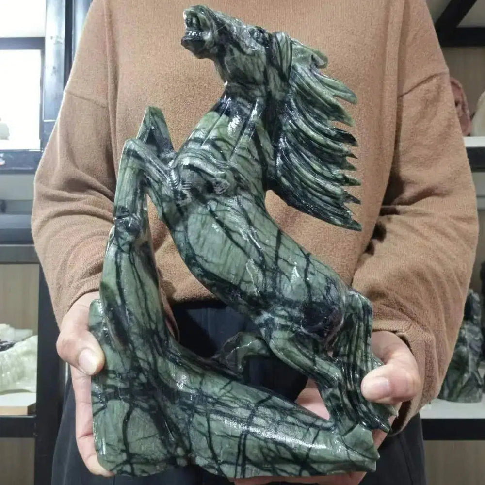 Tree Jade Carved Horse