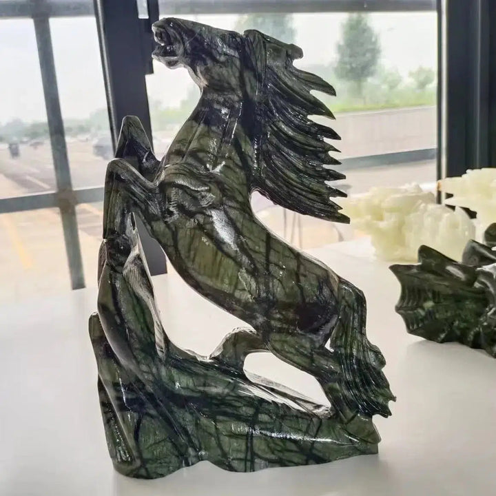 Tree Jade Carved Horse