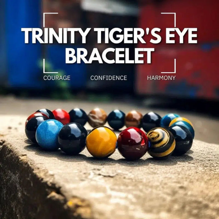 Trinity Tiger's Eye Bracelet