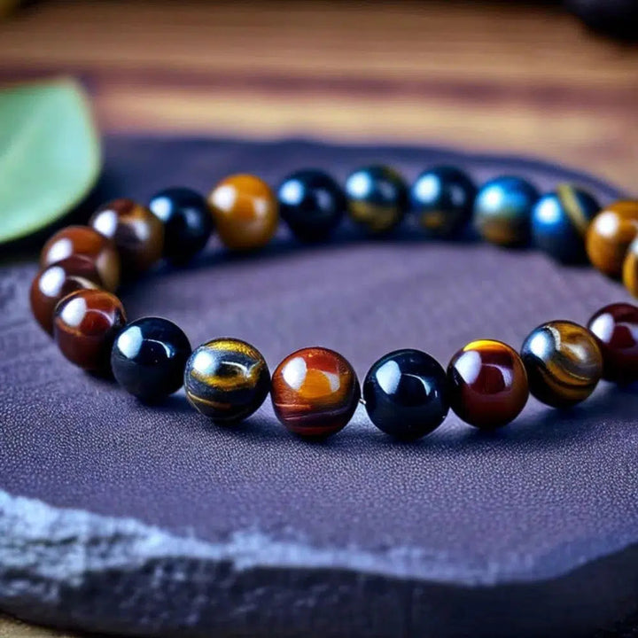 Trinity Tiger's Eye Bracelet