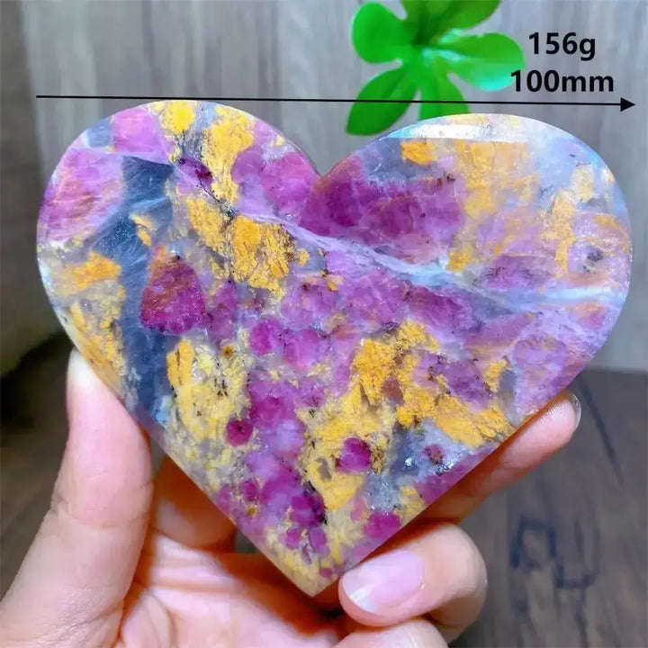 Unicorn Stone Heart Crystal for Healing and Meditation-Hearts-Ali-156g 100mm-Unicorn Stone-Crystal Destiny